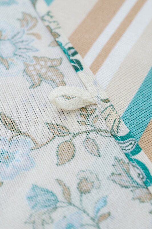 Натали Полотенце 581105 Полотенца кухонные Китайские цветы белый/зеленый