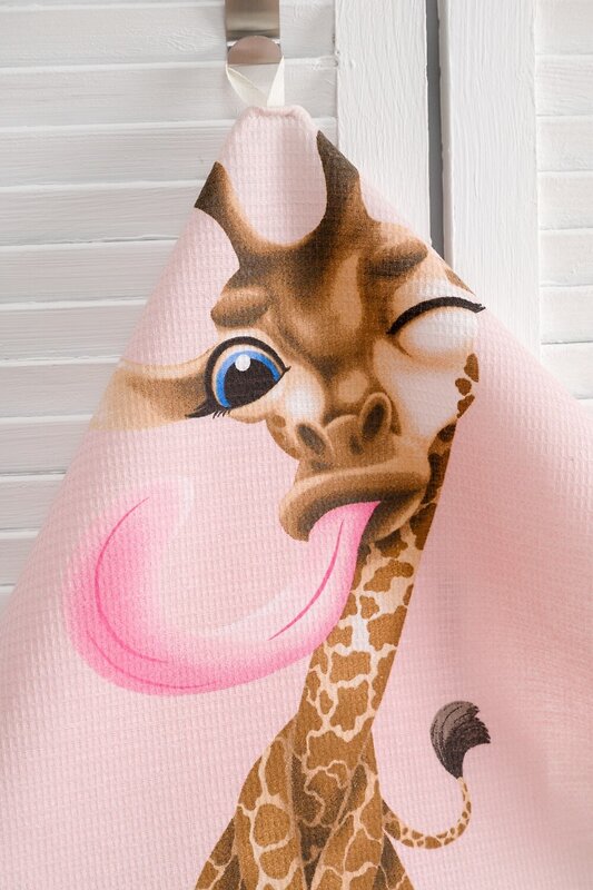 Натали Полотенце 581106 Набор полотенец для кухни Розовый кот розовый