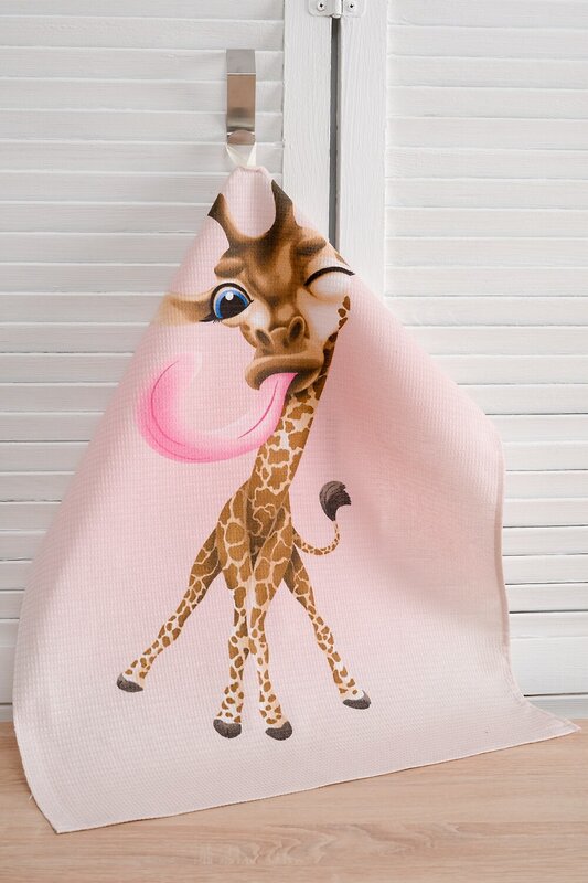 Натали Полотенце 581106 Набор полотенец для кухни Розовый кот розовый