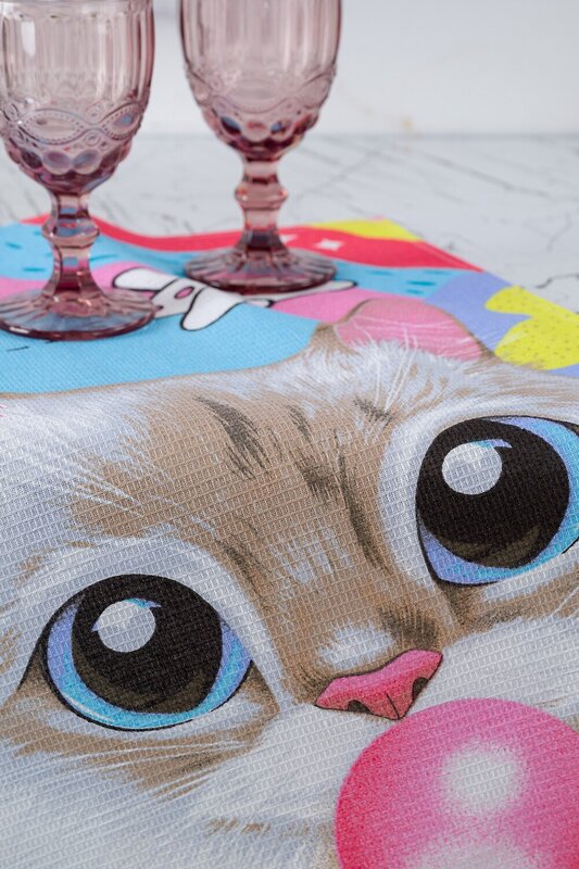 Натали Полотенце 581107 Набор кухонных полотенец Кис Кис мультицвет