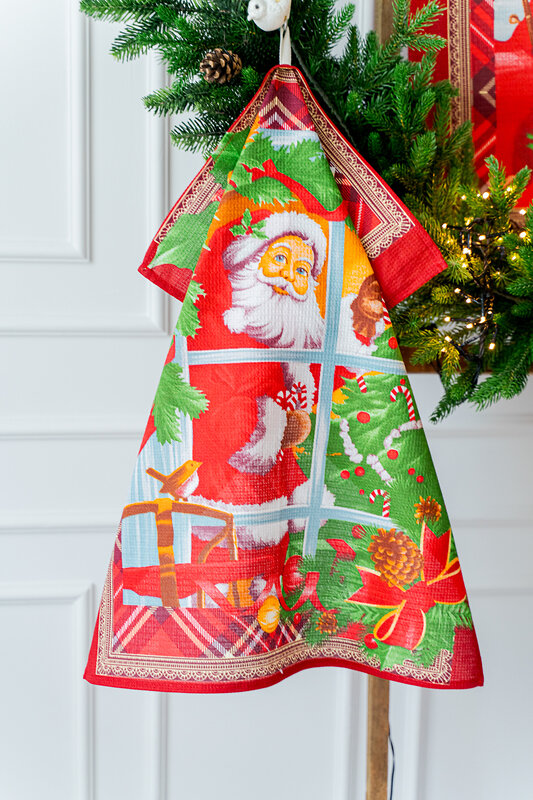 Натали Полотенце 581116 Полотенце кухонное Новогодние открытки в ассортименте