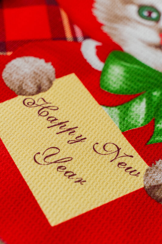 Натали Полотенце 581116 Полотенце кухонное Новогодние открытки в ассортименте