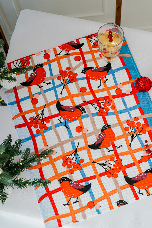 Натали Полотенце 581118 Полотенце кухонное Ягодный сорбет голубой