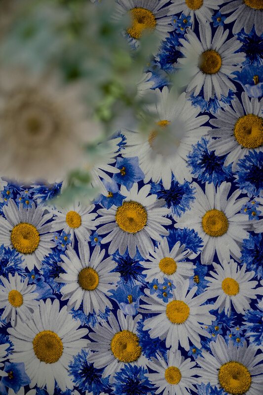 Натали Скатерть 581120 Скатерть Ромашковое поле белый,синий