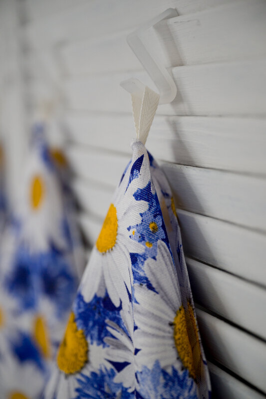 Натали Полотенце 581121 Набор полотенец Ромашковое поле бело-синий