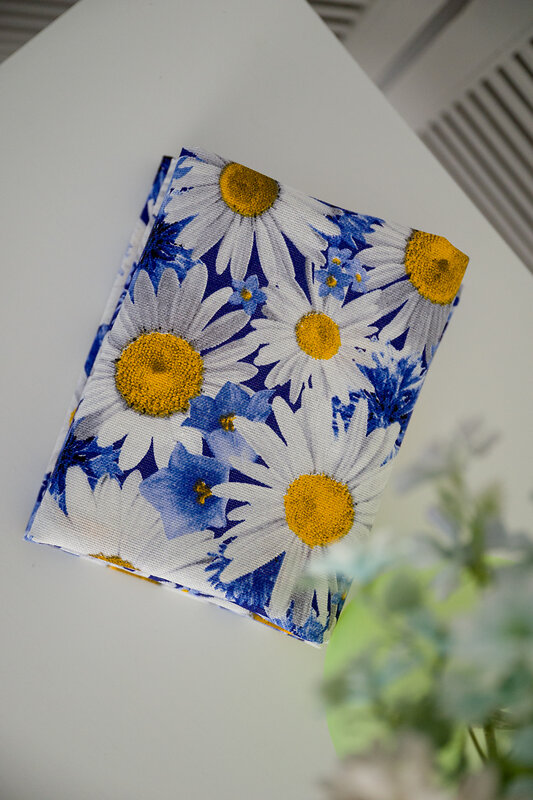 Натали Полотенце 581121 Набор полотенец Ромашковое поле бело-синий