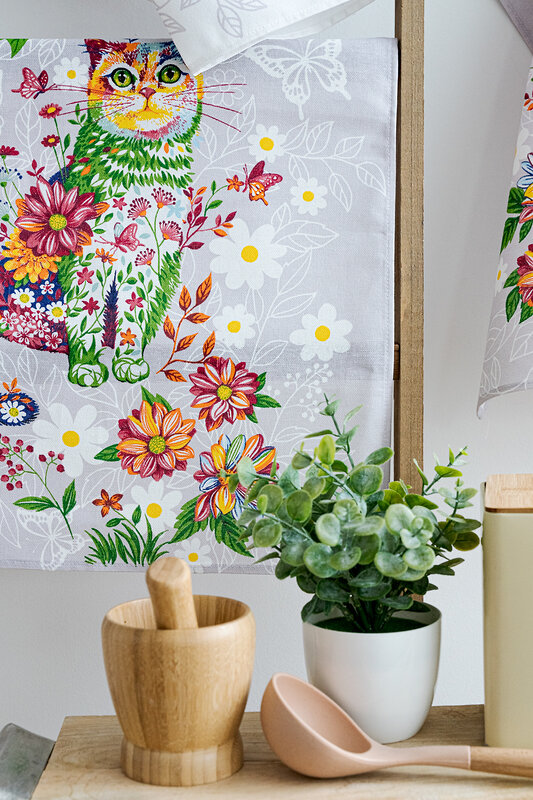 Натали Полотенце 581131 Набор полотенец Чудесный день беж/цветы