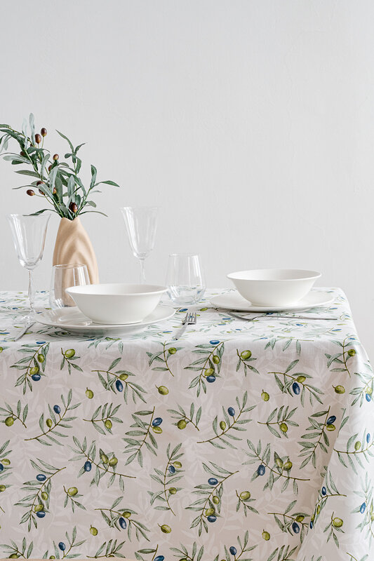 Натали Скатерть 581140 Скатерть Долина оливковый