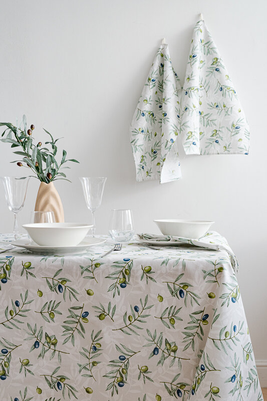 Натали Скатерть 581140 Скатерть Долина оливковый