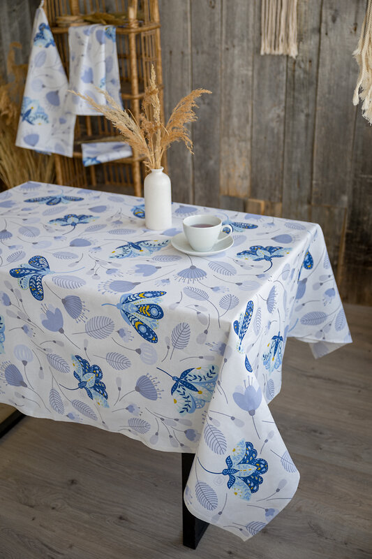 Натали Скатерть 581142 Скатерть Колибри белый