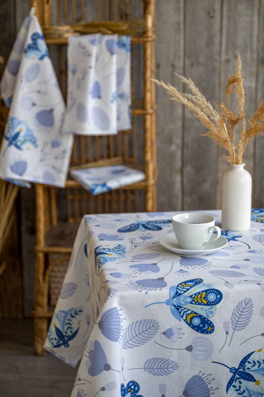 Натали Скатерть 581142 Скатерть Колибри белый