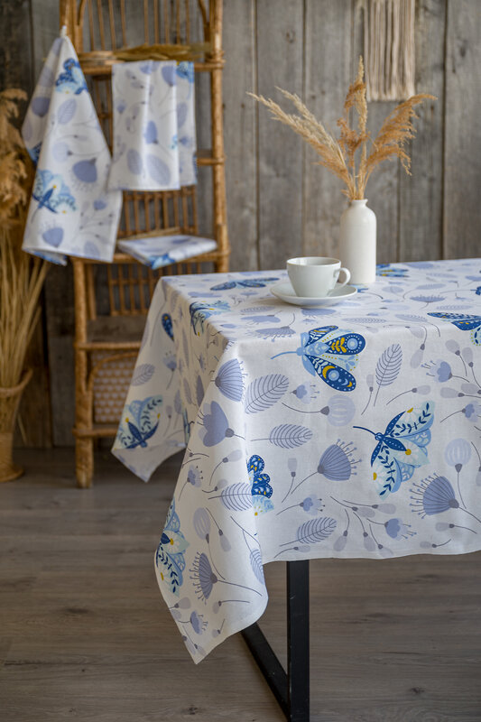 Натали Скатерть 581142 Скатерть Колибри белый