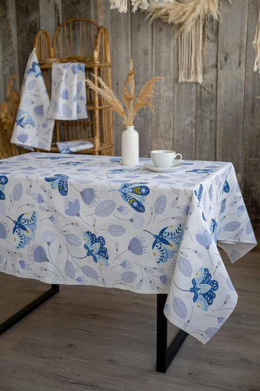 Натали Скатерть 581142 Скатерть Колибри белый