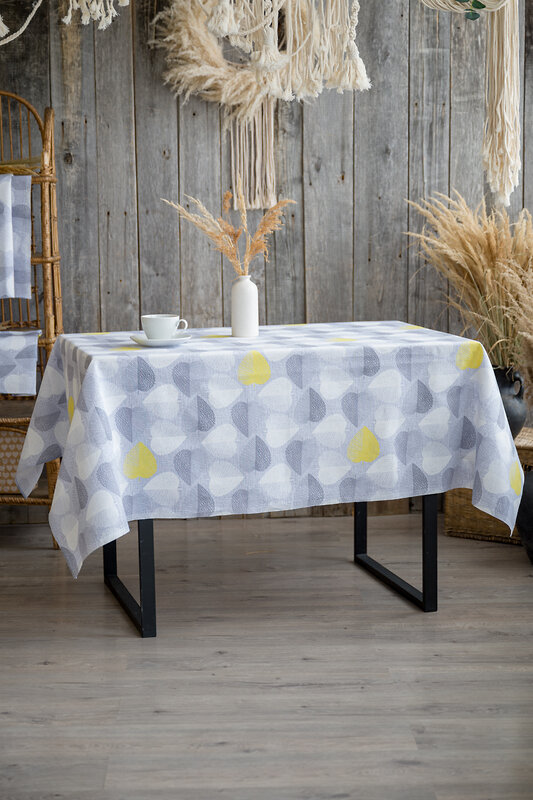 Натали Скатерть 581143 Скатерть Клинт серый