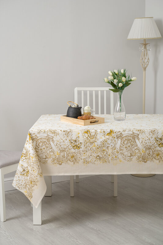 Натали Скатерть 581149 Скатерть Диор золотисто-бежевый