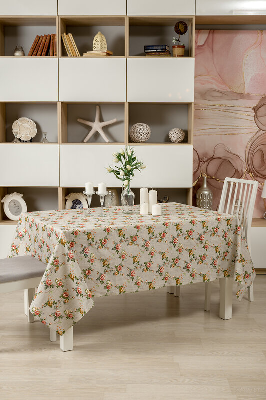 Натали Скатерть 581151 Скатерть Ансамбль серый