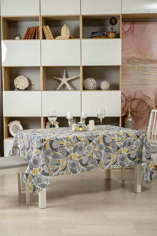 Натали Скатерть 581152 Скатерть Талавера серый