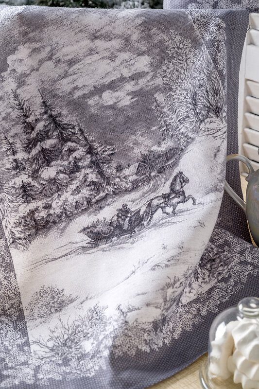 Натали Полотенце 581154 Набор полотенец Северная сказка серый