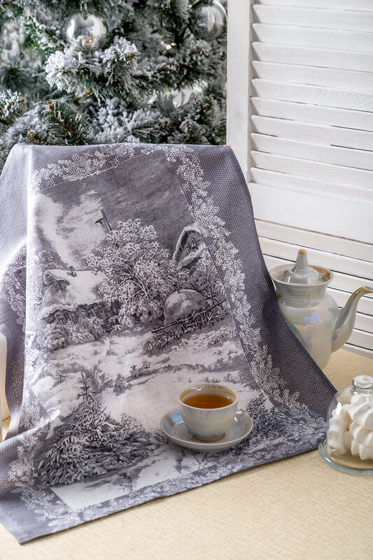 Натали Полотенце 581154 Набор полотенец Северная сказка серый