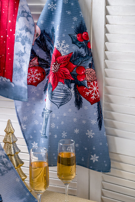 Натали Полотенце 581155 Набор полотенец Санта Клаус зеленый