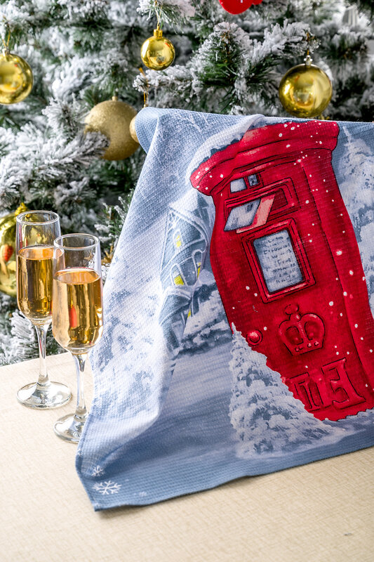 Натали Полотенце 581155 Набор полотенец Санта Клаус зеленый