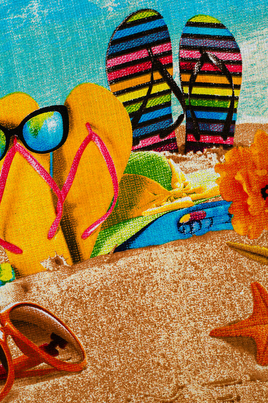 Натали Полотенце 581160 Полотенце пляжное Отпуск бежевый