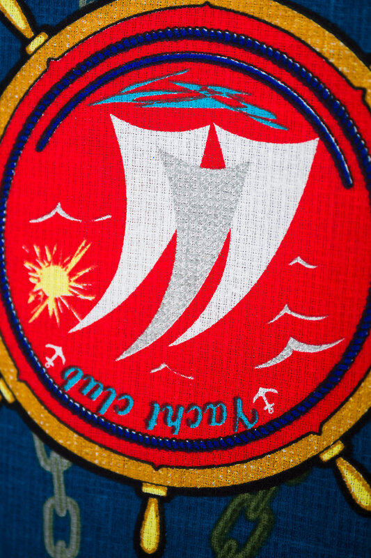 Натали Полотенце 581165 Полотенце пляжное Яхт клуб синий