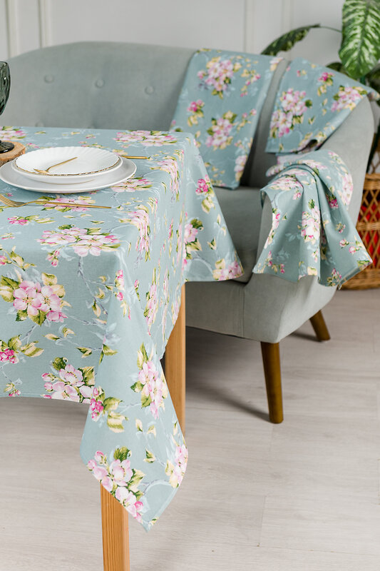 Натали Скатерть 581187 Скатерть Живопись зеленый