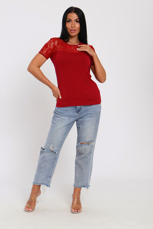 Натали Футболка 581189 35124 бордо