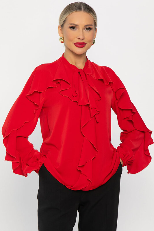 LT Collection Блуза 581263 Б14926-5М красный