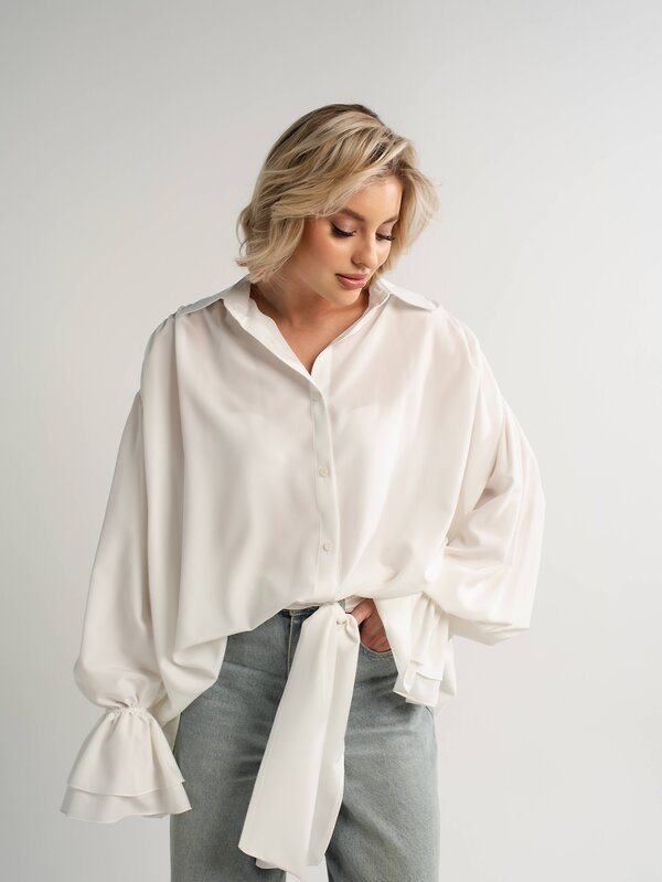 LT Collection Блуза 581267 Б14950-5М молочный