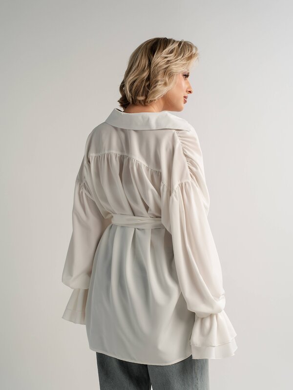 LT Collection Блуза 581267 Б14950-5М молочный