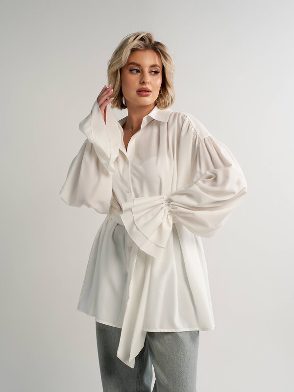 LT Collection Блуза 581267 Б14950-5М молочный