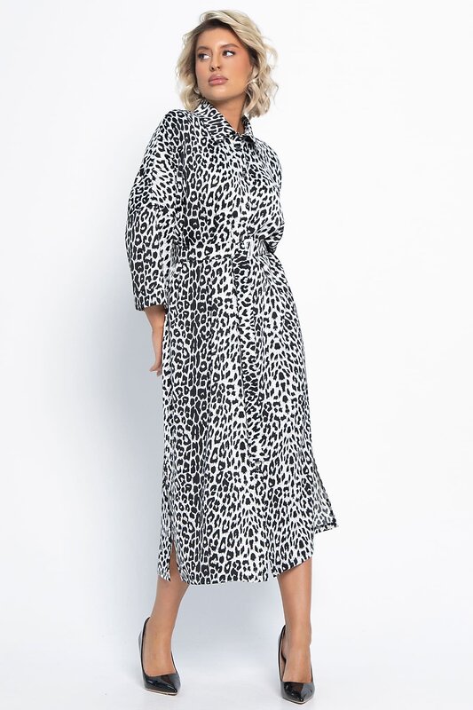 LT Collection Платье 581271 П15091-7М черно-белый