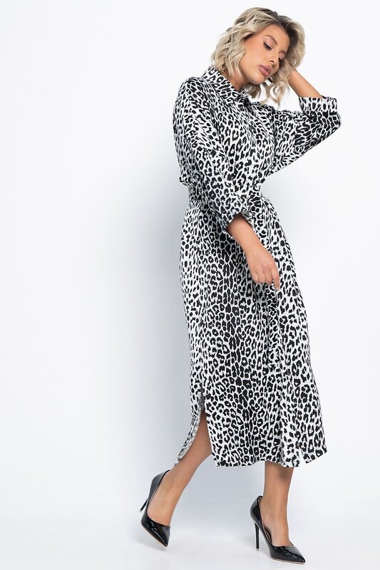 LT Collection Платье 581271 П15091-7М черно-белый