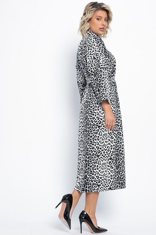 LT Collection Платье 581271 П15091-7М черно-белый