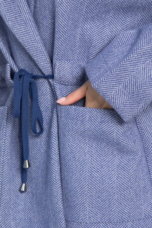 LT Collection Пальто 581272 Б15085-7М синий