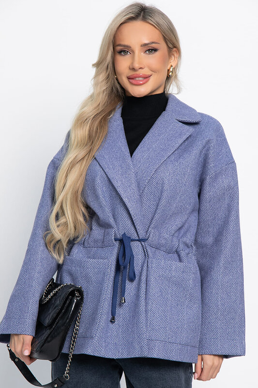 LT Collection Пальто 581272 Б15085-7М синий
