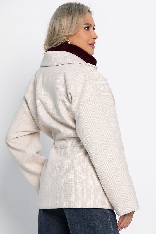 LT Collection Пальто 581273 Б15086-7М бежевый