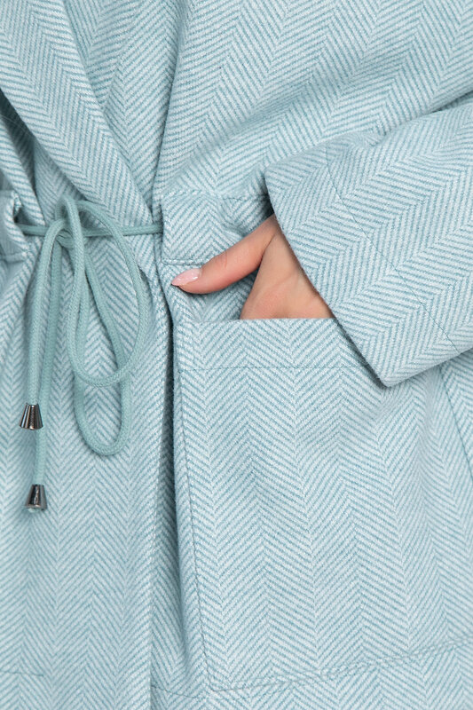 LT Collection Пальто 581274 Б15087-7М голубой