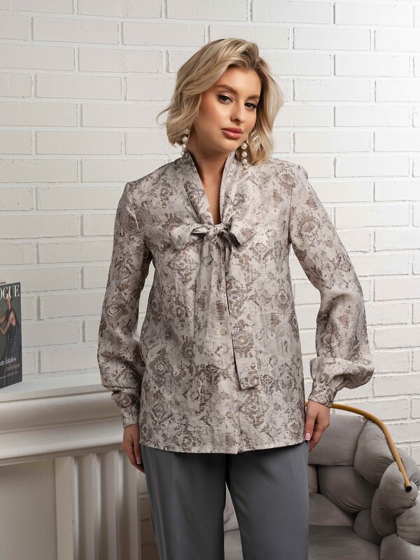 LT Collection Рубашка 581276 Б15117-10М серый