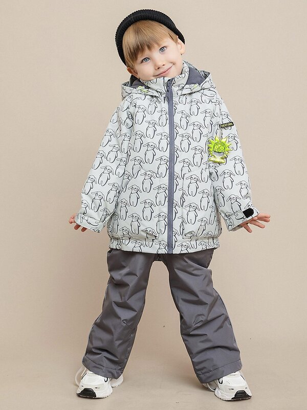 BATIK Комплект 581285 0282-26в Принт серый монохром/кварцевый