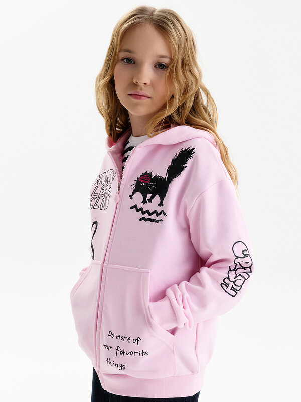 PELICAN Толстовка 581307 GFXK3389/1 Светло-розовый