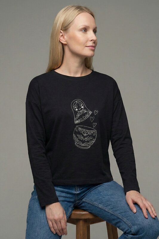 Lika Dress Лонгслив 581311 10638 Черный