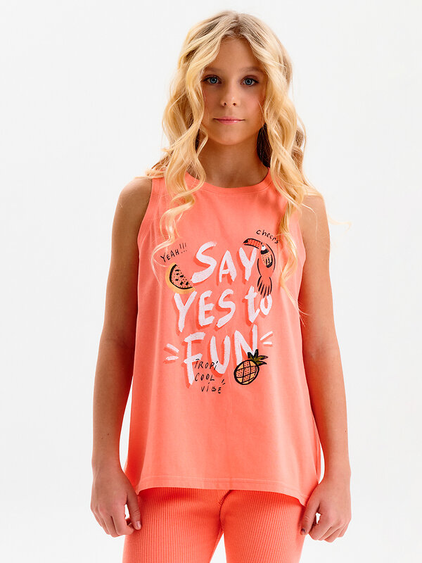 PELICAN Майка 581327 GFVV3390 Персиковый