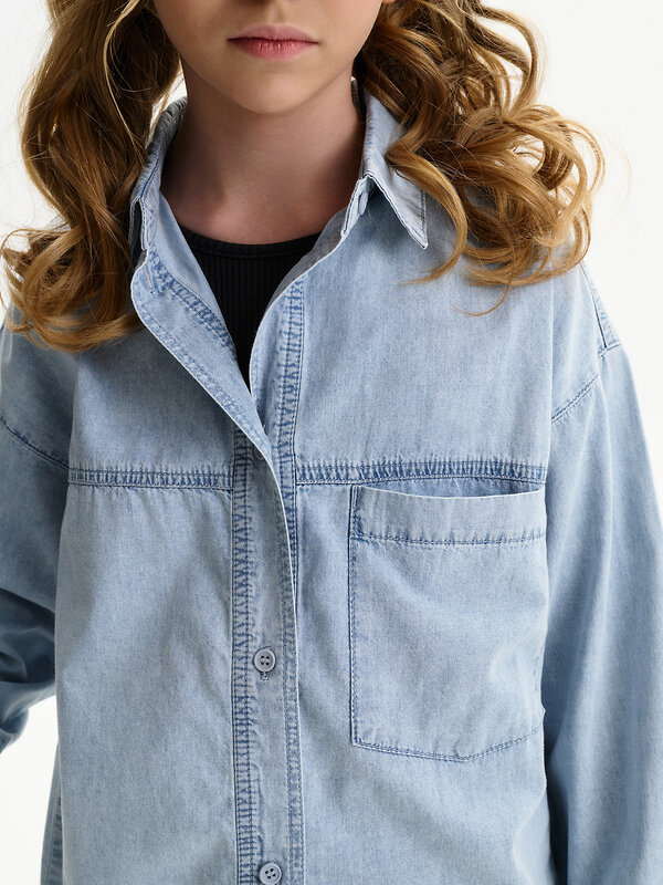 PELICAN Блузка 581336 GGCJ3352 Голубой