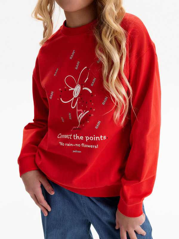 PELICAN Толстовка 581343 GFN3388 Красный