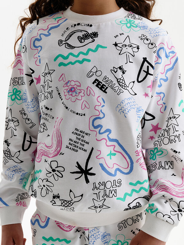 PELICAN Толстовка 581347 GFN3389 Молочный