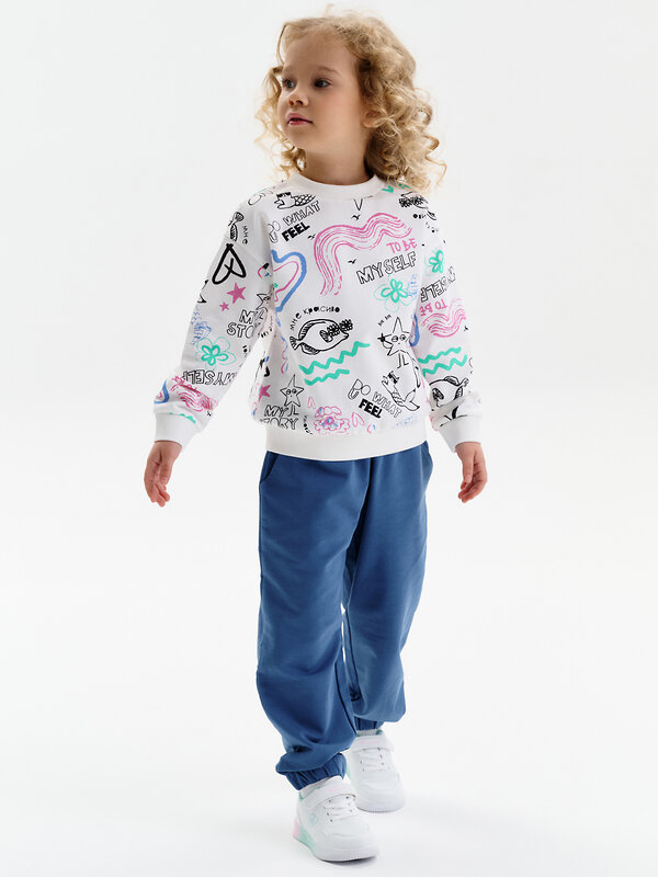 PELICAN Толстовка 581347 GFN3389 Молочный