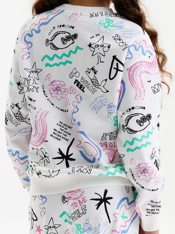 PELICAN Толстовка 581347 GFN3389 Молочный